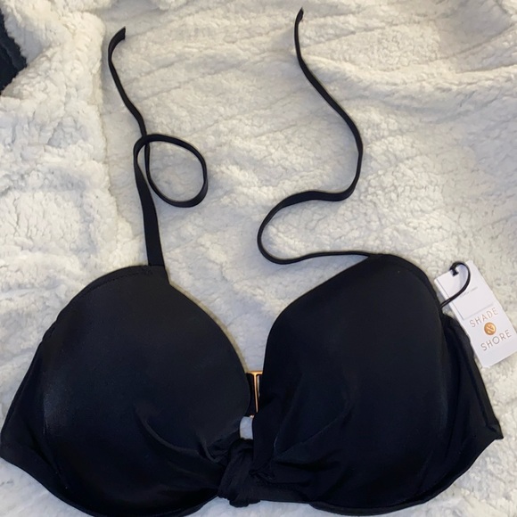 Haut De Bikini Shade And Shore XL Noir Motif Serpent - Neuf Avec étiquettes